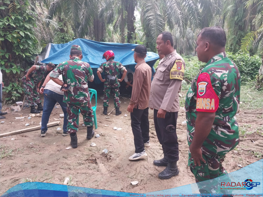 Polsek Padang Tualang, Polres Langkat Bersama Forkopimcam Lakukan GSN